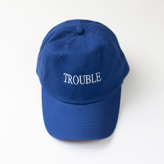 New Yolk 'Trouble' Kids/Youth Cap Blue