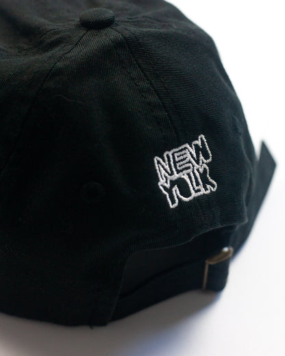 New Yolk 'Tired Happy Hungry' Kids/Youth Cap Black