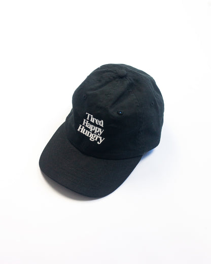 New Yolk 'Tired Happy Hungry' Kids/Youth Cap Black